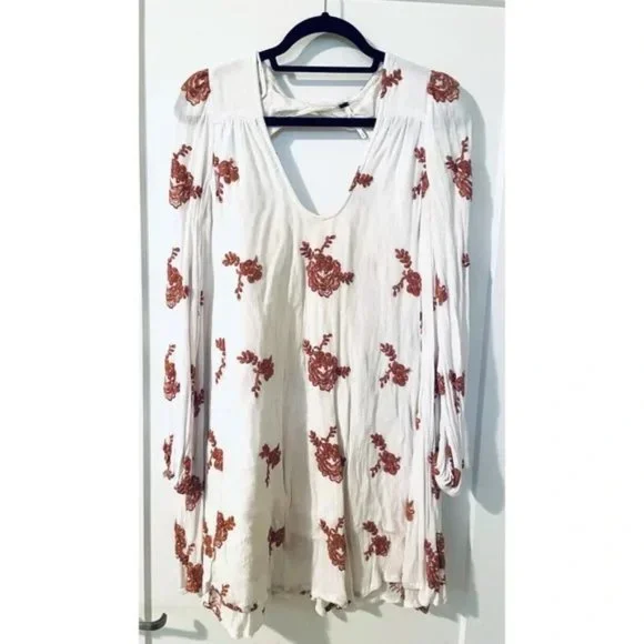 Free People Emma Embroidered Swing Dress - Picture 3 of 5